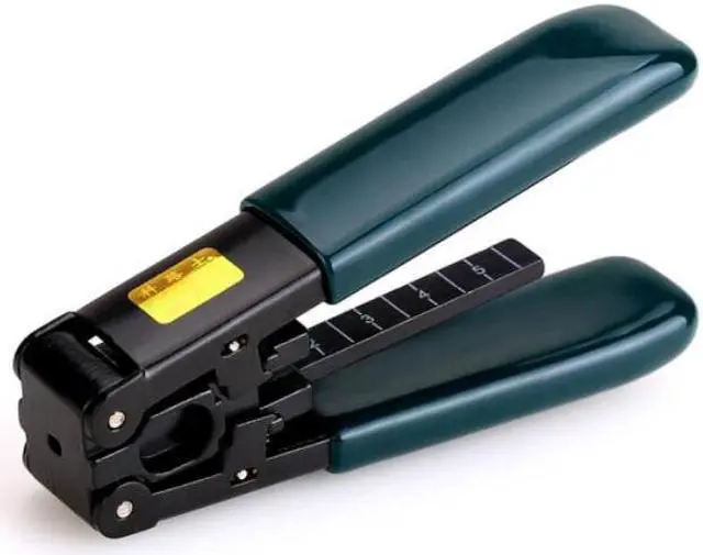 Alt view image 5 of 6 - Klus FTTH fiber to the home tool kit set combination optical power meter red light pen cutting knife wire stripper miller pliers cold junction hot melt universal portable fiber optic tool set