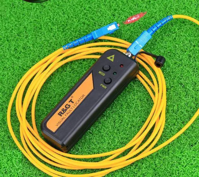 Alt view image 2 of 5 - Kolus mini RGT fiber red light pen 3-5 km test pen cold connection hot melt tool pen type visual fault detector light pen light pen red light source 1mW