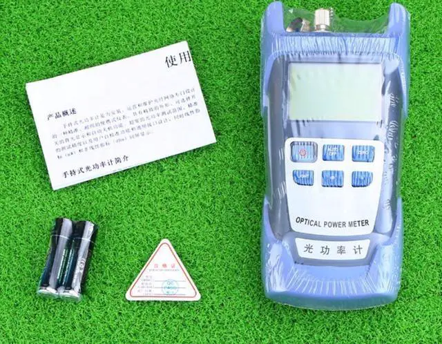 Alt view image 3 of 3 - Kluoshi high-precision optical power meter light decay tester FTTH optical fiber into the home cold splicing hot melt tool leather cable fiber optic cable pigtail fiber detector FC/SC connector adapte