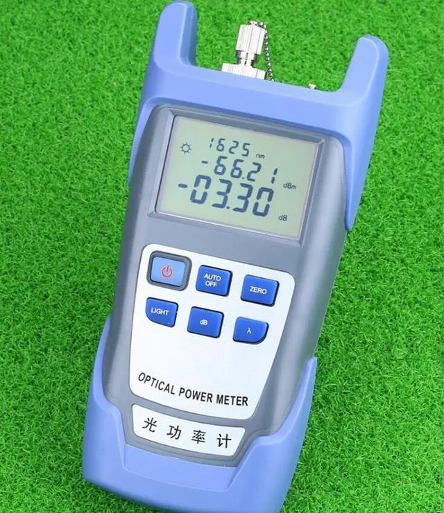 Alt view image 2 of 3 - Kluoshi high-precision optical power meter light decay tester FTTH optical fiber into the home cold splicing hot melt tool leather cable fiber optic cable pigtail fiber detector FC/SC connector adapte