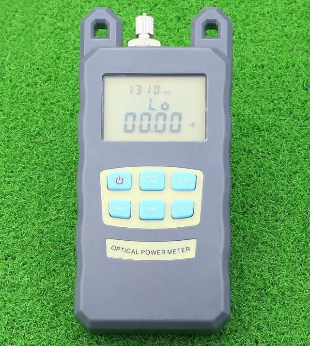 Alt view image 2 of 6 - Kluoshi high-precision optical power meter tester leather wire optical cable pigtail fiber optical fiber light decay detector cold splicing hot-melt optical fiber home tool FC/SC connector with packag