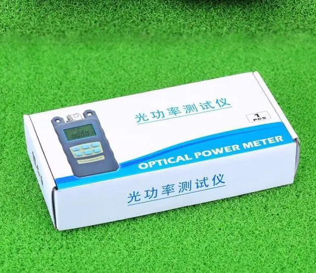 Alt view image 6 of 6 - Kluoshi high-precision optical power meter tester leather wire optical cable pigtail fiber optical fiber light decay detector cold splicing hot-melt optical fiber home tool FC/SC connector with packag