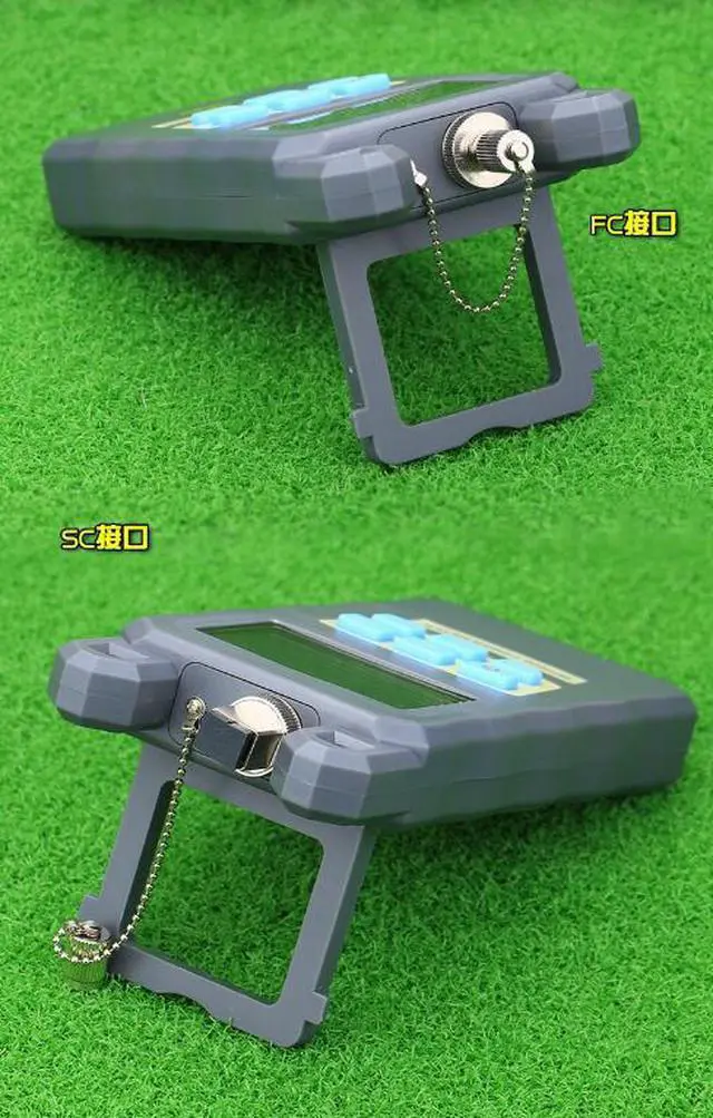 Alt view image 4 of 6 - Kluoshi high-precision optical power meter tester leather wire optical cable pigtail fiber optical fiber light decay detector cold splicing hot-melt optical fiber home tool FC/SC connector with packag