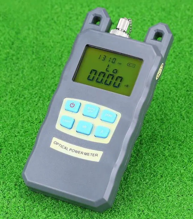 Alt view image 2 of 6 - Kluoshi high-precision optical power meter tester leather wire optical cable pigtail fiber optical fiber light decay detector cold splicing hot-melt optical fiber home tool FC/SC connector with packag