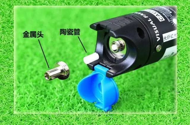 Main image of Kelushi 3-5 km metal red light pen red light source fiber-optic home test pen light pen SC cold connection tool FC light pen 1mw pen-type visual fault detector