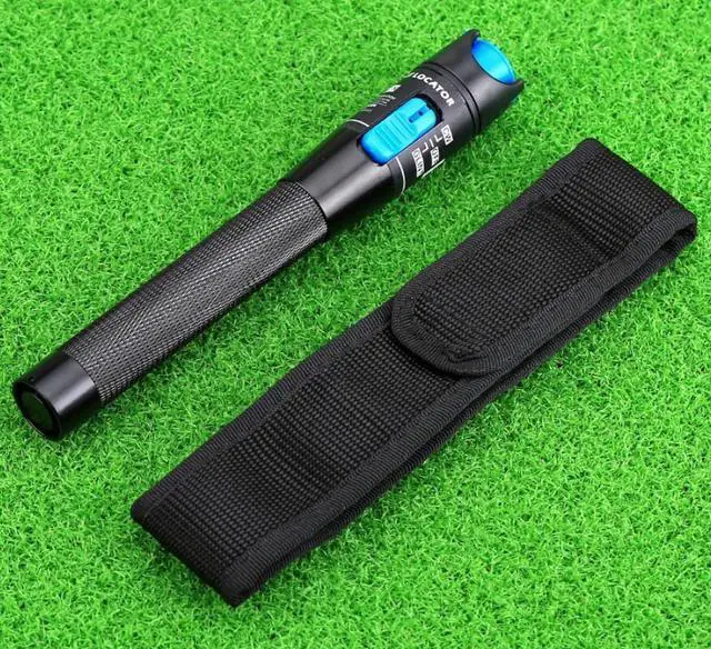 Alt view image 6 of 6 - Kelushi 3-5 km metal red light pen red light source fiber-optic home test pen light pen SC cold connection tool FC light pen 1mw pen-type visual fault detector