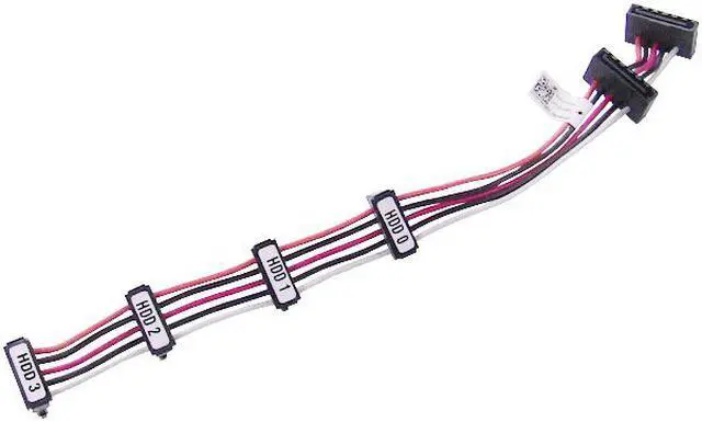 Alt view image 2 of 10 - New Dell OEM PowerEdge T110 2 SATA to 4 SATA Transition Splitter Cable 2KVW5