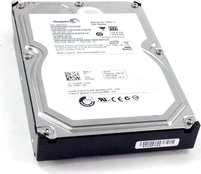Alt view image 2 of 3 - DELL Xu819  320Gb 7200Rpm Sataii 16Mb Buffer 3.5In Low Profile(1.0Inch) Hard Disk Drive