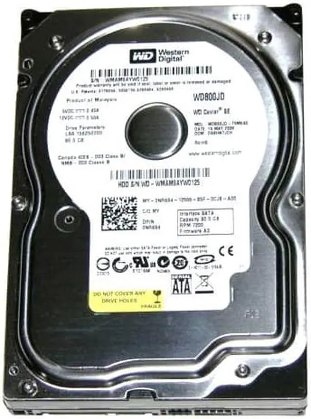 Alt view image 3 of 3 - IBM 40Y8761 80Gb 7200Rpm Sata150 3.5Inch Hard Disk Drive
