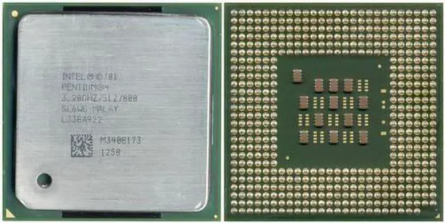 Alt view image 2 of 5 - INTEL Sl6Wg  Pentium 4 3.2Ghz 512Kb L2 Cache 800Mhz Fsb 478Pin Processor Only