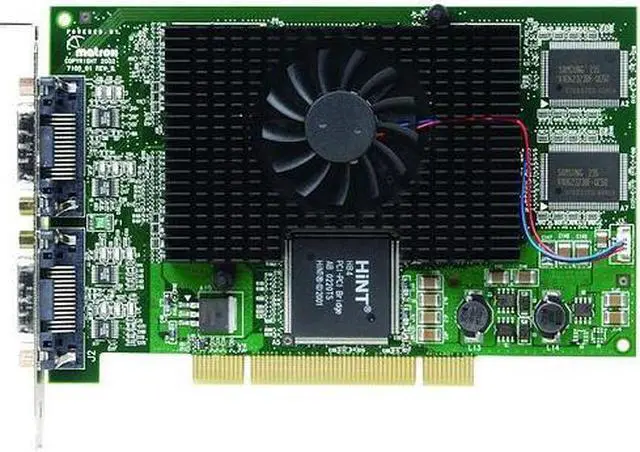 Alt view image 4 of 4 - Matrox G45X4QUAD-B G450 Video Graphics Card X4 PCI 2x LFH60 4xDVI Digital