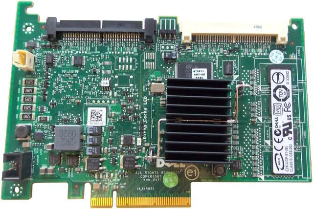 Alt view image 2 of 9 - Dell-IMSourcing NEW SAS Controller - PCI Express x8 - Plug-in Card - RAID Supported - 0, 1, 5, 6, 10