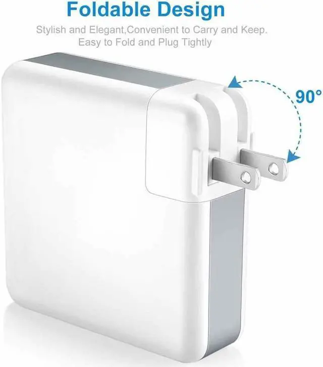 Alt view image 2 of 7 - USB C Power Adapter Charger 61W 4-Port USB Type C Wall Charger Station with Power Delivery Port for Apple MacBook, iPhone X 8 Plus and 3 Power iSmart Ports for iPhone, iPad and More