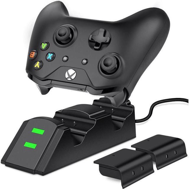 varsel Haiku Stor mængde Xbox One Controller Dual Charger, Dual Xbox One / One S / One X / Xbox  Elite Controller Charger Charging Station Dock with 2 x 600 mAh  Rechargeable Battery Packs Xbox One Accessories - Newegg.ca