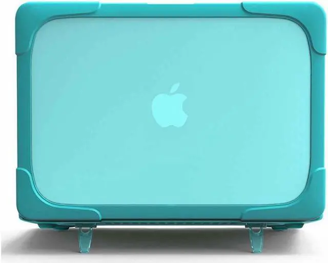 Alt view image 2 of 7 - MacBook Pro 13 Inch Case 2017 & 2016 Release A1706 A1708 Shell , Werleo Rubberized Hard Case Cover with Kickstand Keyboard Skin For Apple Macbook Pro 13" with / without Touch Bar and Touch ID - Blue