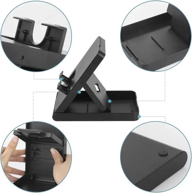 Alt view image 2 of 7 - Nintendo Switch Stand -Compact Adjustable Stand for Nintendo Switch