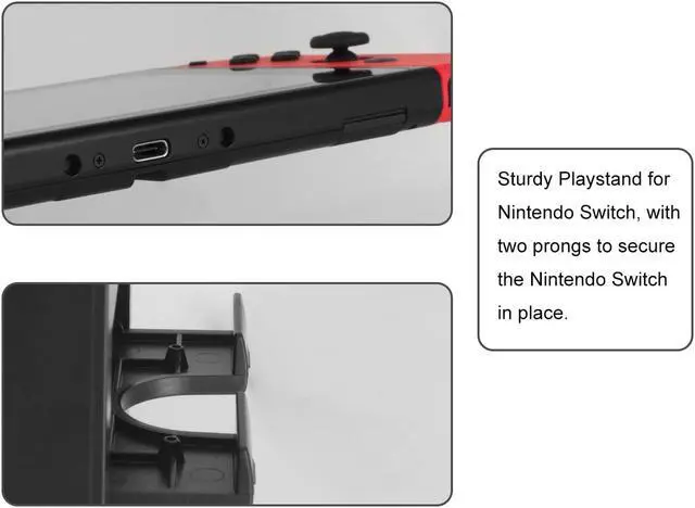 Alt view image 3 of 7 - Nintendo Switch Stand -Compact Adjustable Stand for Nintendo Switch