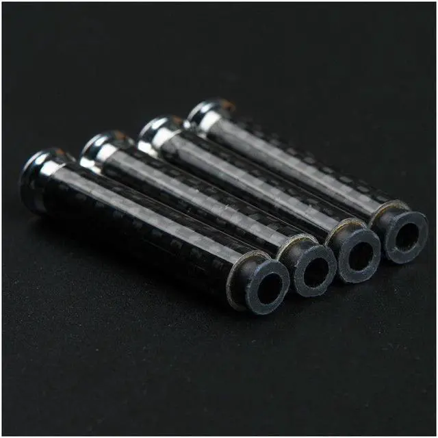 Alt view image 3 of 4 - Generic 4 PCS BMW Motorsport Carbon Fiber Accessories Steel Car Lock Modified Door Pin M