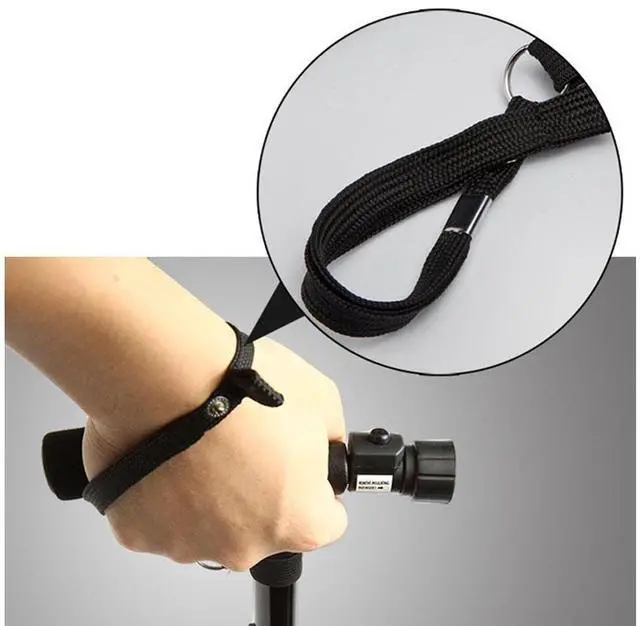 Alt view image 5 of 7 - Folding Cane Walking Stick for Men Women Aluminum Alloy Cushion Handle LED Light