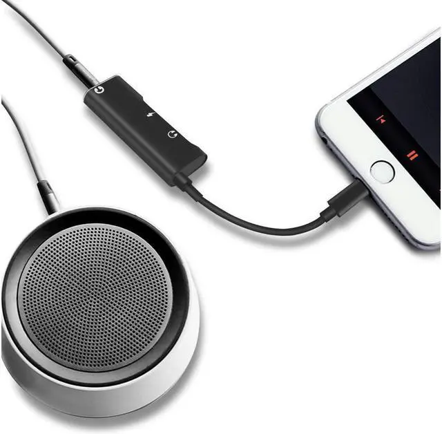 Alt view image 6 of 7 - For iPhone X 8 7 6 Plus Splitter Dual Lightning Adapter Headphone Audio Charger