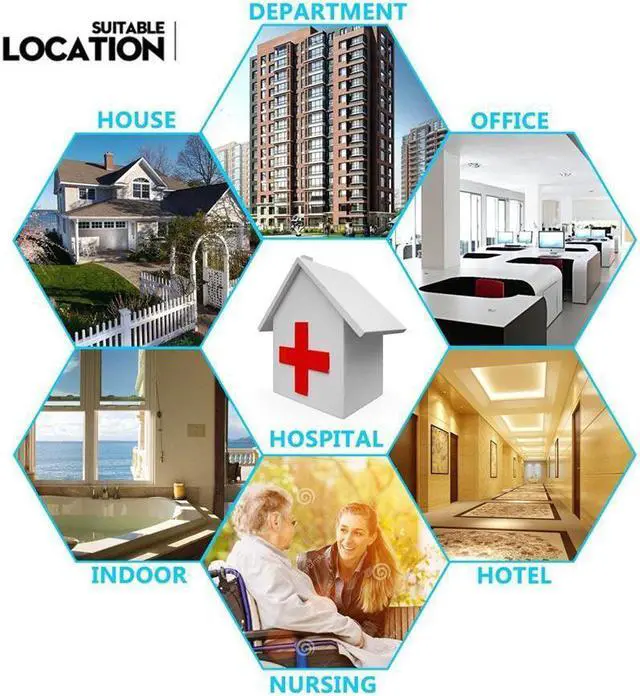 Alt view image 6 of 7 - Wireless Doorbell Remote Ring Door Bell Chime 2 Plugin Receivers 1 Push Button