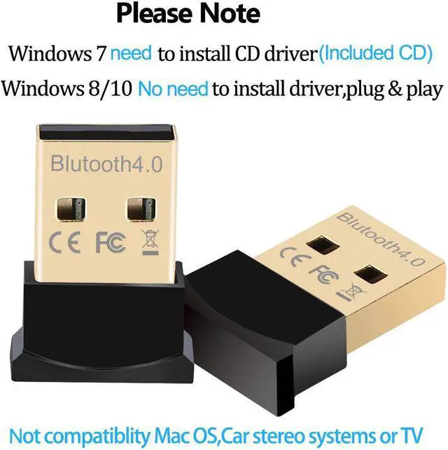 Alt view image 2 of 7 - Bluetooth USB Adapter CSR 4.0 USB Dongle Bluetooth Receiver Transfer Wireless Adapter for Laptop PC Support Windows 10/8/7/Vista/XP Mouse and Keyboard Headset