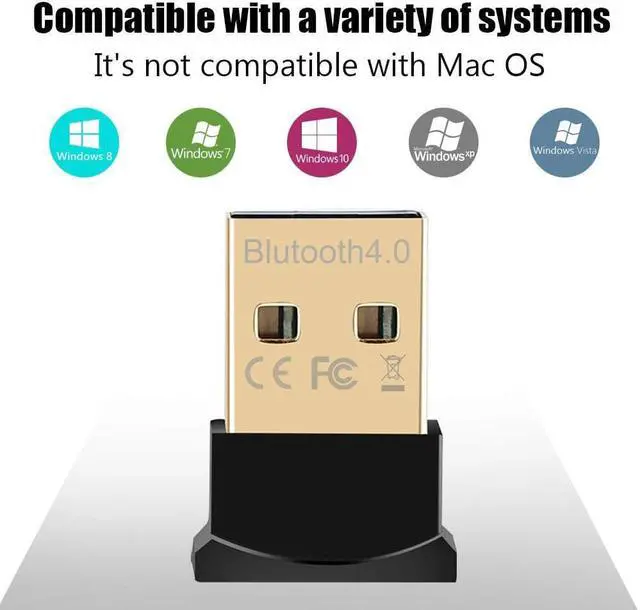 Alt view image 5 of 7 - Bluetooth USB Adapter CSR 4.0 USB Dongle Bluetooth Receiver Transfer Wireless Adapter for Laptop PC Support Windows 10/8/7/Vista/XP Mouse and Keyboard Headset