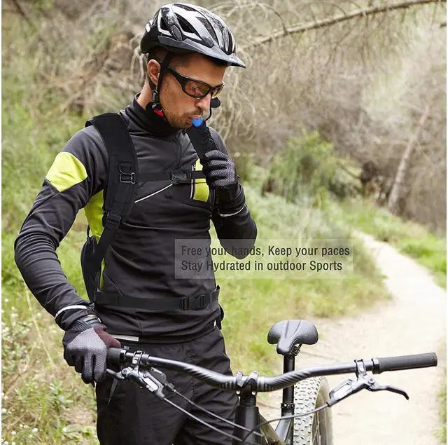 Alt view image 7 of 7 - Tactical Hydration Pack Backpack 900D with 3L Water Bladder for Hiking Climbing