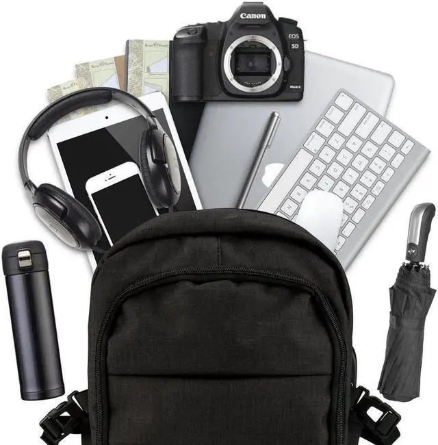 Alt view image 3 of 6 - Anti Theft Business Waterproof Travel Laptop Backpack Bag with USB Charge Port