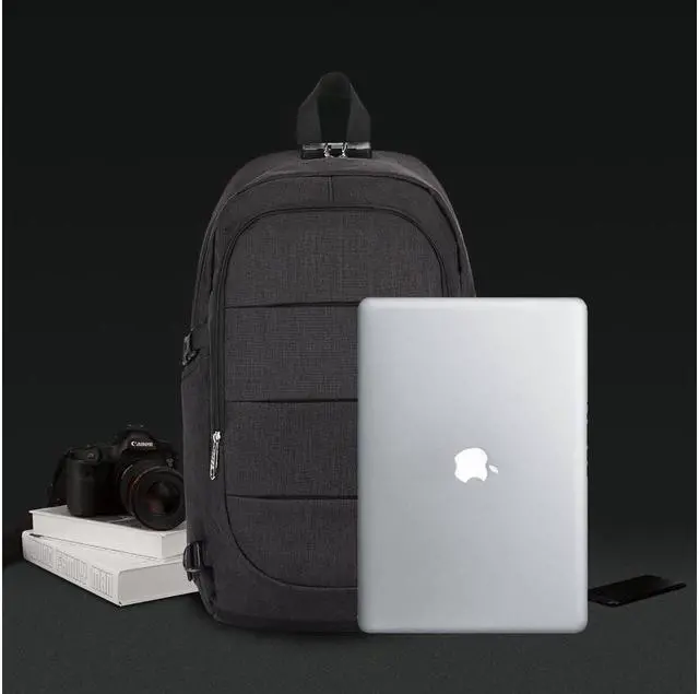 Alt view image 4 of 6 - Anti Theft Business Waterproof Travel Laptop Backpack Bag with USB Charge Port