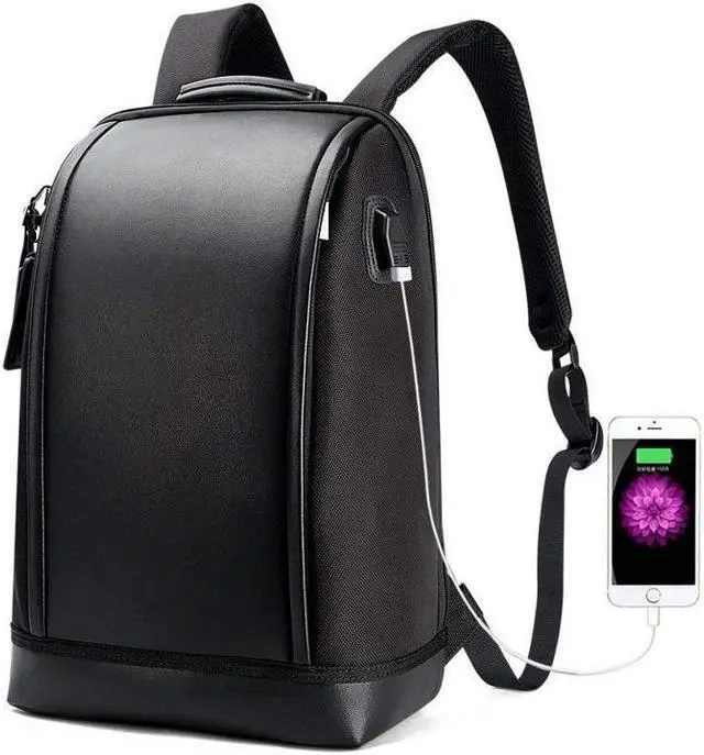 Main image of Bopai Business Water Resistant Laptop Backpack Travel Bag Anti-theft Laptop Rucksack with USB Charging Port Anti-explosion Zipper Fits 15.6 Inch Laptop and Notebook Macbook Black