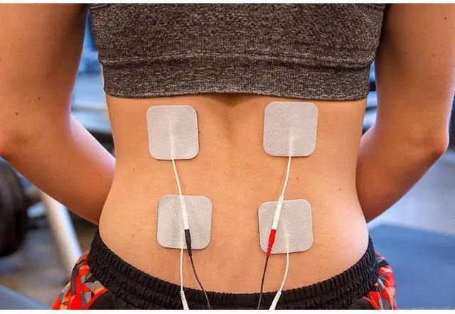 Alt view image 7 of 7 - 2" Square TENS Unit Electrodes 20-Pack Electro Pads for TENS Therapy - Compatible with Most TENS Machine Models - 20-Piece Value Pack - Self-Adhering, Reusable and Premium Quality