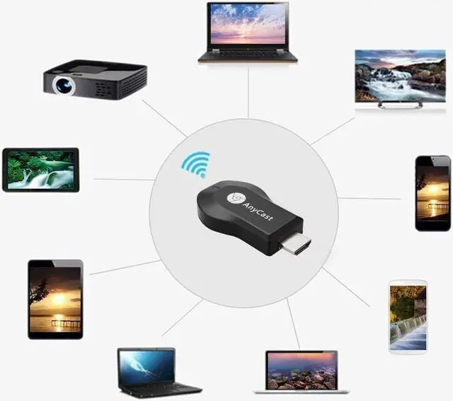 Alt view image 6 of 7 - Wireless WiFi Display Dongle, High Speed HDMI Miracast Dongle, DLNA AirPlay for Android Smartphone Tablet Apple iPhone iPad