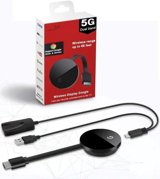 Alt view image 7 of 7 - Wireless Display Adapter 5G 2.4G WiFi Dongle HDMI Display Adapter Screen Mirroring Dongle 1080P HD DLNA Airplay Miracast Dongle For MacBook Android IOS Windows 8.1 10 iPhone X 8 to to TV Projectors