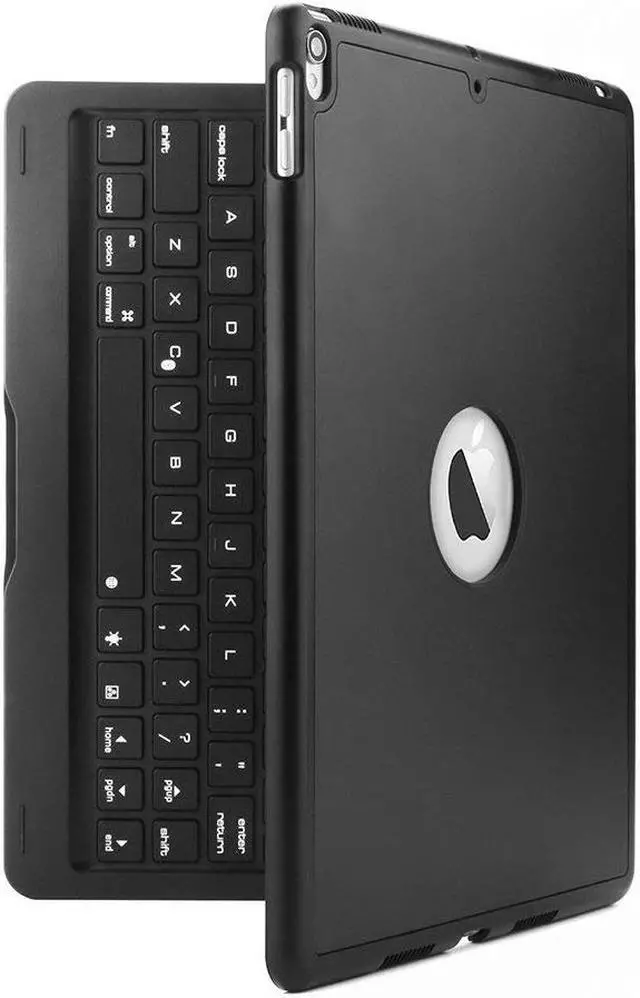 Alt view image 5 of 7 - New iPad Pro 10.5 Keyboard Case Auto Sleep-Wake Protective Ultra Slim Hard Shell Folio Stand Smart Cover with 7 Colors Backlit Wireless Bluetooth Keyboard for Apple iPad Pro 10.5 inch 2017 Tablet