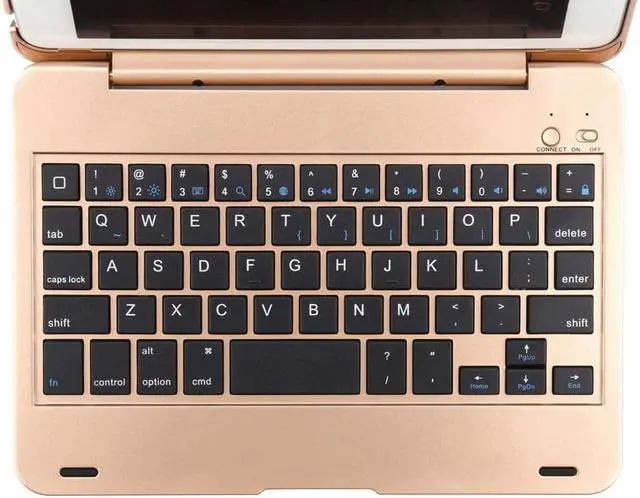 Alt view image 4 of 7 - Wireless Keyboard for iPad Mini 1 2 3 Keyboard Case Folio Flip Smart Cover For iPad Mini 3 iPad Mini 2 iPad Mini 1 with Folding Stand Silent Typing Auto Sleep Wake Function