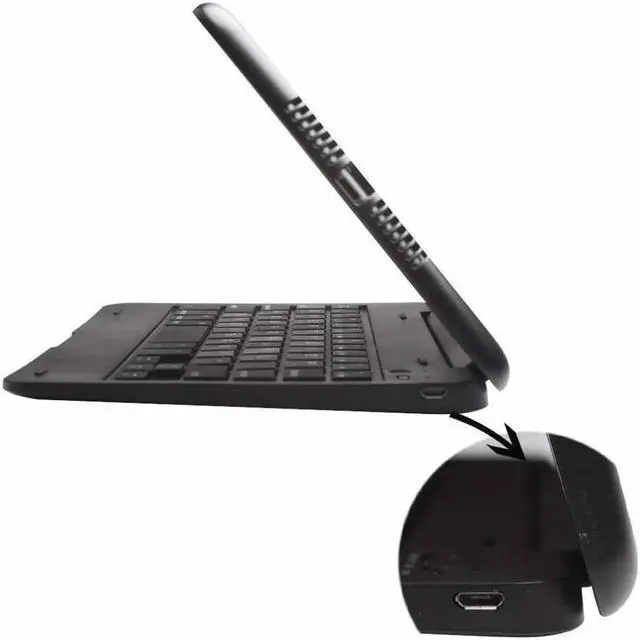 Alt view image 2 of 7 - Wireless Keyboard for iPad Mini 1 2 3 Keyboard Case Folio Flip Smart Cover For iPad Mini 3 iPad Mini 2 iPad Mini 1 with Folding Stand Silent Typing Auto Sleep Wake Function