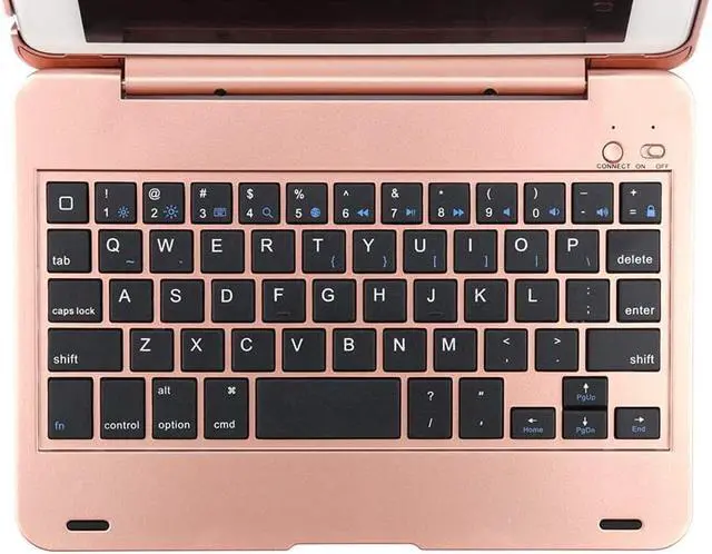 Alt view image 5 of 7 - iPad Mini 4 Case with Keyboard Bluetooth Wireless Keyboard Folio Flip Smart Cover with Folding Stand and Auto Sleep Wake Function for iPad Mini 4 2015 Release Model A1538 A1550