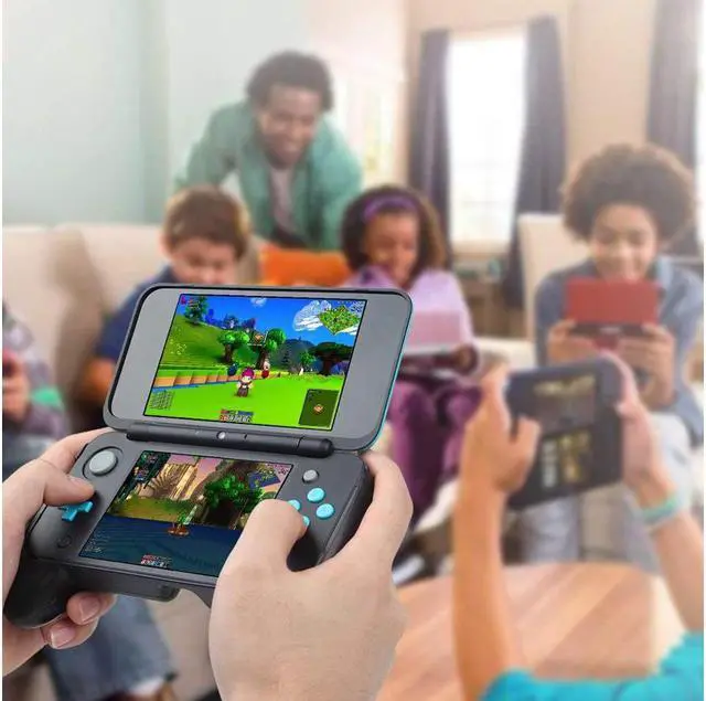 Alt view image 6 of 7 - Updated Hand Grip for Nintendo 2DS XL with 1 Stylus and 1 Clear Case for Nintendo 2DS XL