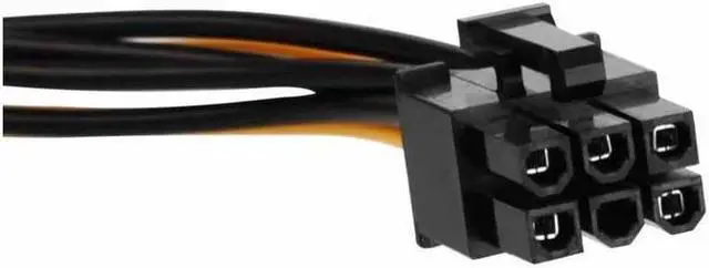 Alt view image 2 of 5 - Werleo SATA 15 pin to 6 Pin Power Cable 3-Pack 15 pin SATA to 6 pin pci Express power Adapter cable - 8 Inch