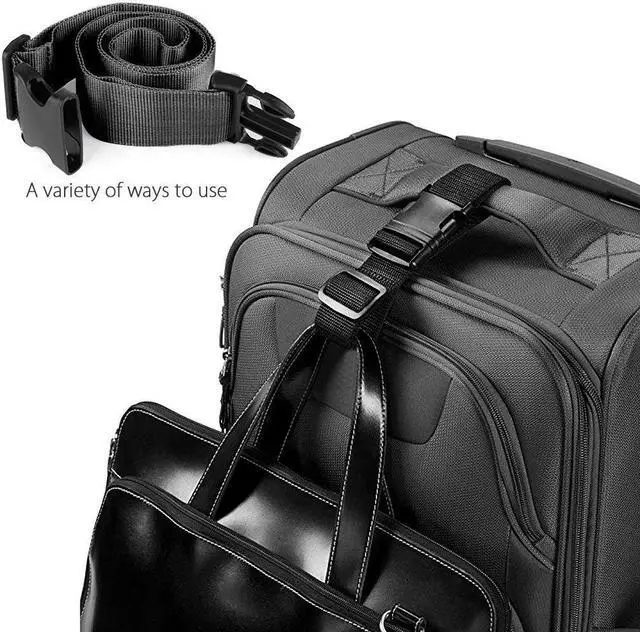 Alt view image 7 of 7 - Luggage Straps, 4 Pack Heavy Duty Non-Slip Adjustable Bag Bungee Travel Accessories Suitcase Baggage Belts