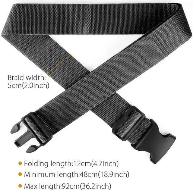 Alt view image 5 of 7 - Luggage Straps, 4 Pack Heavy Duty Non-Slip Adjustable Bag Bungee Travel Accessories Suitcase Baggage Belts