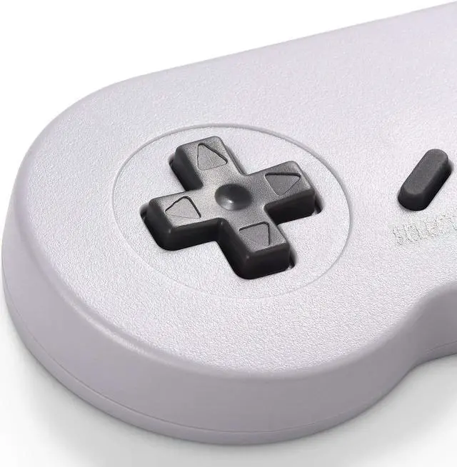Alt view image 4 of 7 - 2.4 GHz Wireless USB Controller Compatible with Super Famicom Games, SNES Retro USB Classic Controller Joypad Joystick for Windows PC MAC Linux Genesis (Multi-Colored Keys)