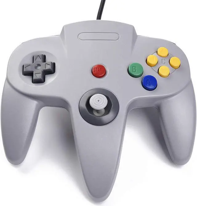 Alt view image 3 of 7 - Generic Classic N64 Controller, Wired USB PC Game pad Joystick for Windows PC MAC Linux Raspberry Pi 3 Sega Genesis Higan