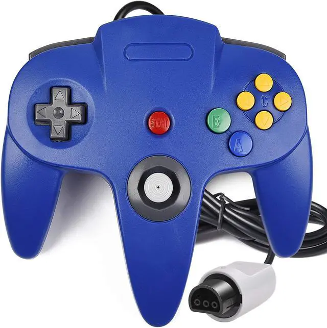 Alt view image 7 of 7 - 2 Pack N64 Controller, Classic Wired N64 64-bit Gamepad Joystick for Ultra 64 Video Game Console N64 System Mario Kart