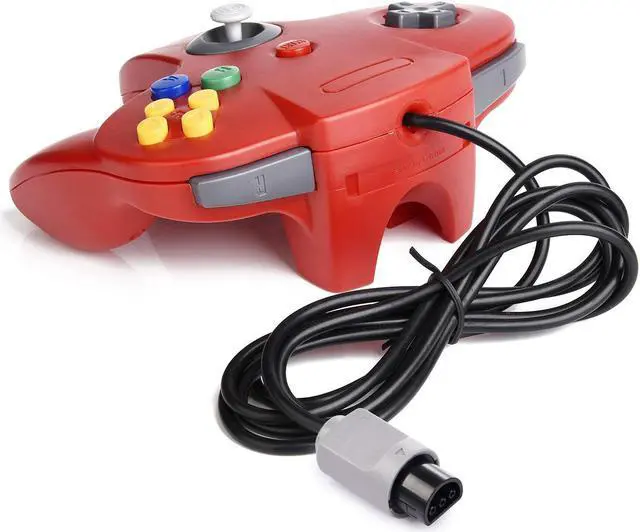 Alt view image 4 of 7 - 2 Pack N64 Controller, Classic Wired N64 64-bit Gamepad Joystick for Ultra 64 Video Game Console N64 System Mario Kart