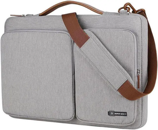 Main image of Werleo 15.6 Inch Multi-functional Suit Fabric Portable Laptop Sleeve Case Shoulder Messenger Bag Briefcase for 15-15.6 inch Laptop Tablet Macbook Notebook