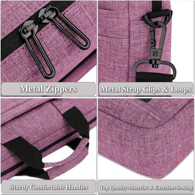 Alt view image 7 of 7 - 13.3 Inch Stylish Lightweight Business Laptop Shoulder Messenger Bag Briefcase Sleeve Case for 13-13.3 Inches Laptop/Notebook/MacBook/Ultrabook/Chromebook Computers