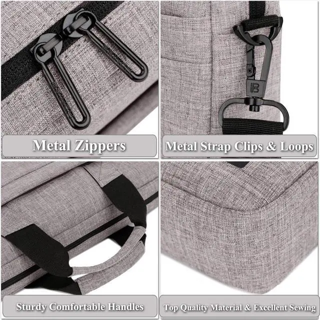 Alt view image 7 of 7 - 14.6 Inch Stylish Lightweight Business Laptop Shoulder Messenger Bag Briefcase Sleeve Case for 14-14.6 Inches Laptop/Notebook/MacBook/Ultrabook/Chromebook Computers