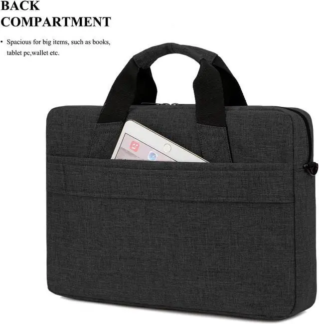 Alt view image 4 of 7 - 15.6 Inch Stylish Lightweight Business Laptop Shoulder Messenger Bag Briefcase Sleeve Case for 15-15.6 Inches Laptop/Notebook/MacBook/Ultrabook/Chromebook Computers